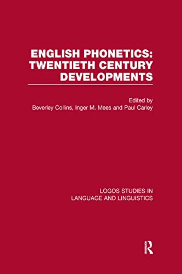 English Phonetics: Twentieth-Century Developments