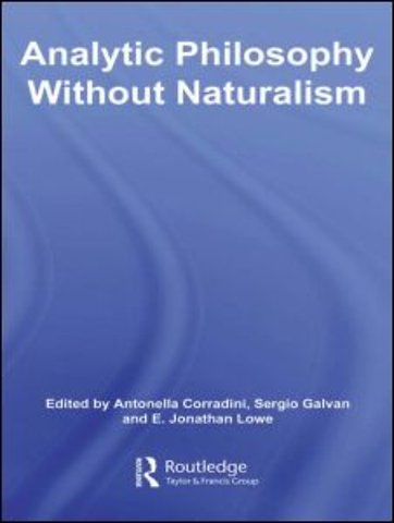 Analytic Philosophy Without Naturalism