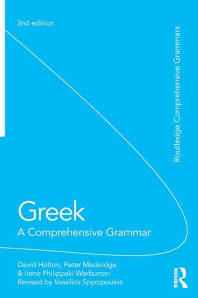 Greek: A Comprehensive Grammar of the Modern Language