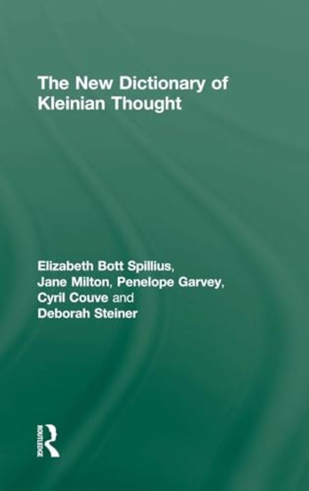 New Dictionary of Kleinian Thought