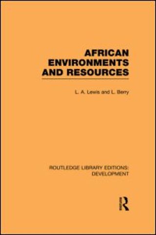 African Environments and Resources