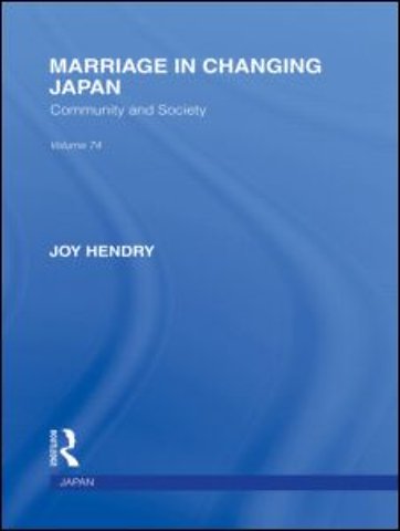 Marriage in Changing Japan