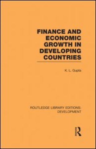 Finance and Economic Growth in Developing Countries