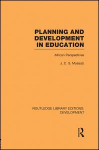 Planning and Development in Education