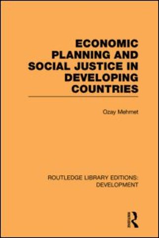 Economic Planning and Social Justice in Developing Countries
