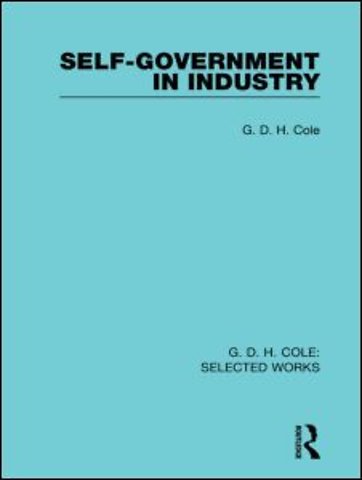 Self-Government in Industry