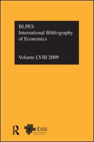 IBSS: Economics: 2009 Vol.58