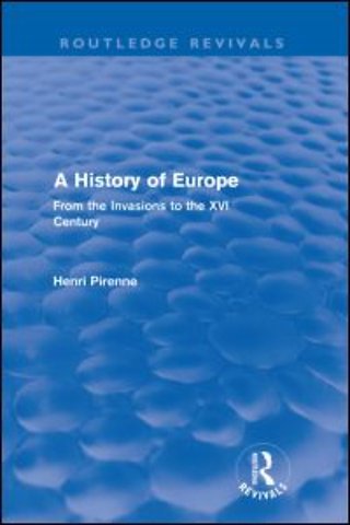 History of Europe (Routledge Revivals)