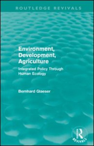 Environment, Development, Agriculture