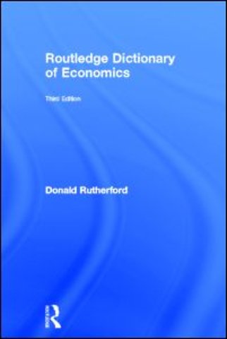 Routledge Dictionary of Economics