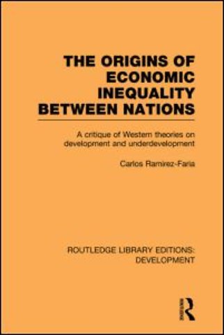 Origins of Economic Inequality Between Nations