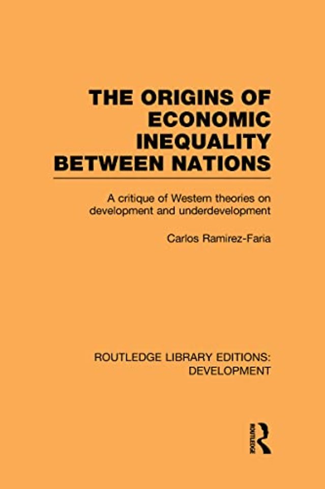 Origins of Economic Inequality Between Nations