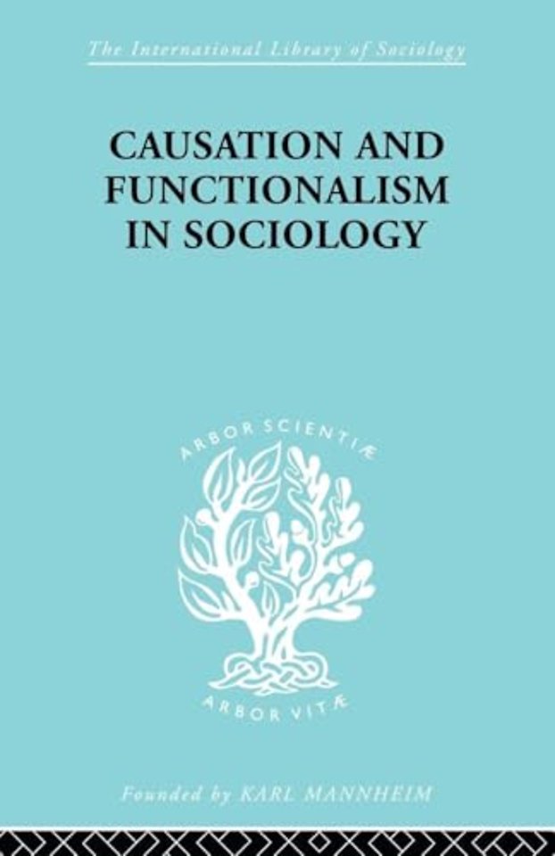 Causation and Functionalism in Sociology