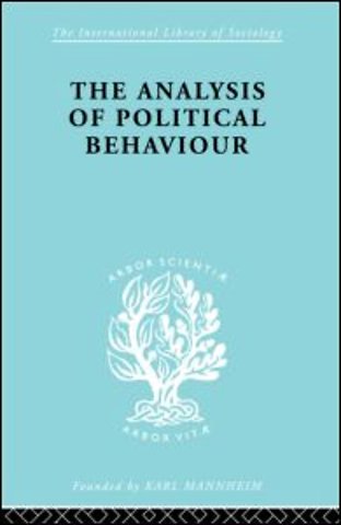 Analysis of Political Behaviour