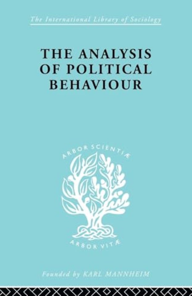 Analysis of Political Behaviour