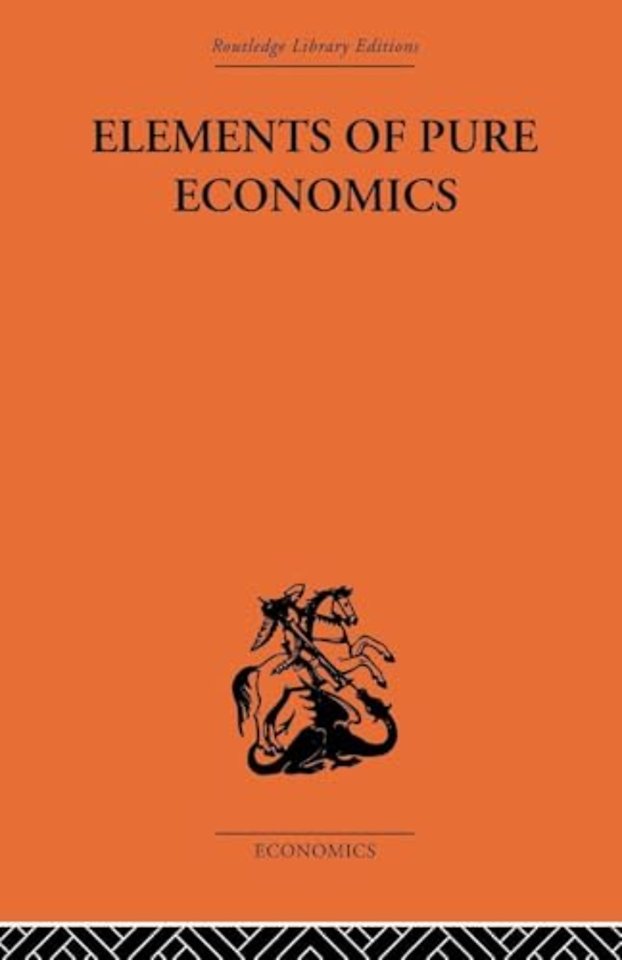 Elements of Pure Economics