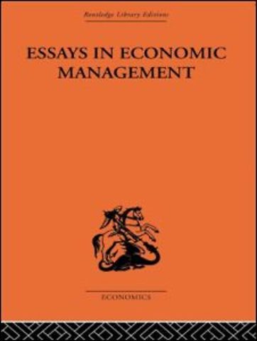 Essays in Economic Management