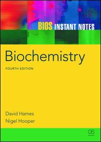 BIOS Instant Notes in Biochemistry