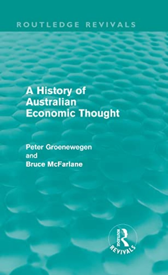 History of Australian Economic Thought (Routledge Revivals)