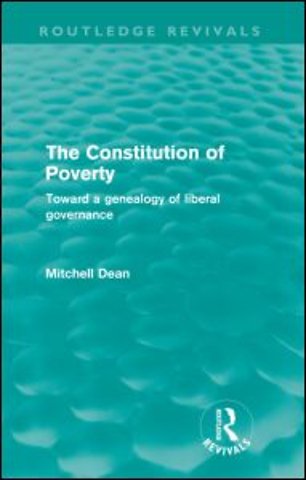 Constitution of Poverty (Routledge Revivals)