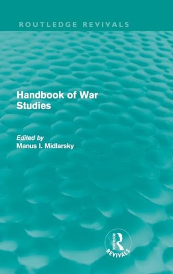 Handbook of War Studies