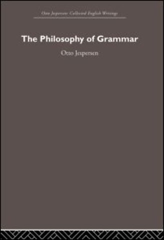 Philosophy of Grammar