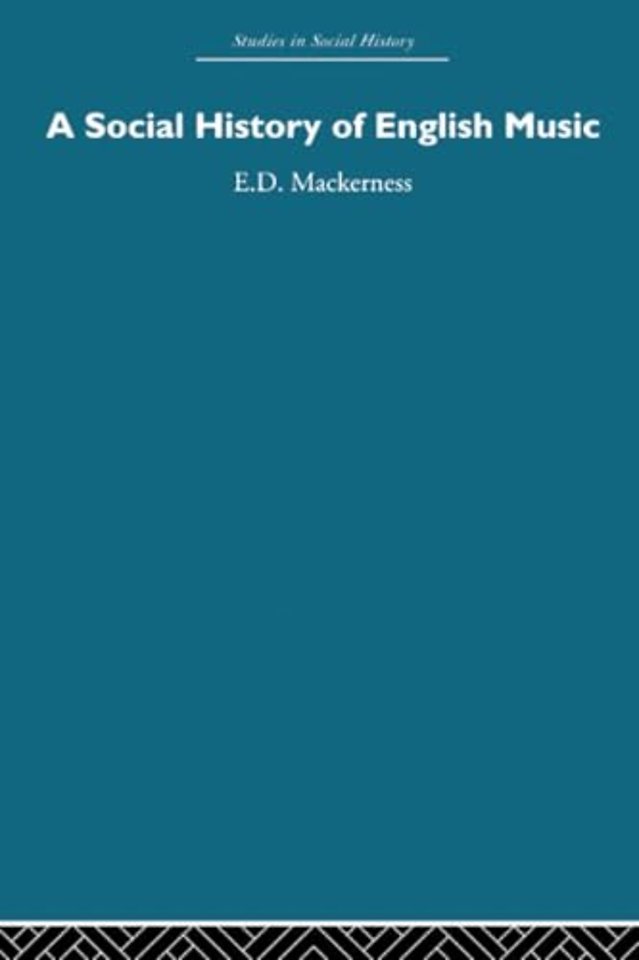 Social History of English Music