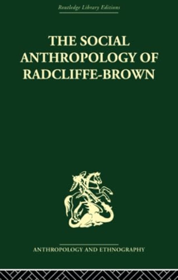 Social Anthropology of Radcliffe-Brown