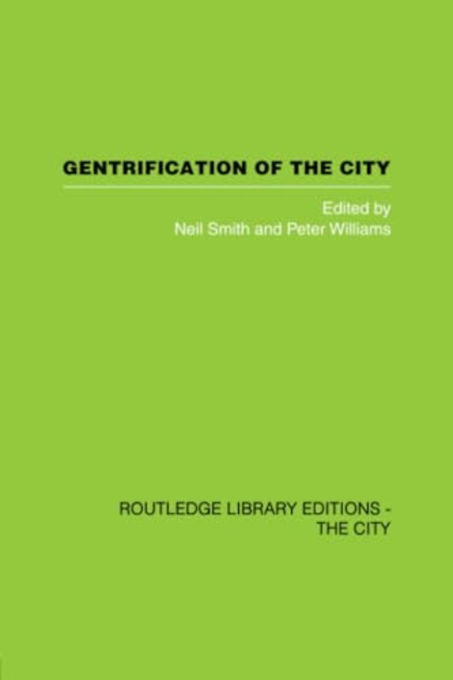 Gentrification of the City