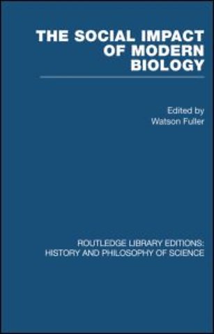 Social Impact of Modern Biology