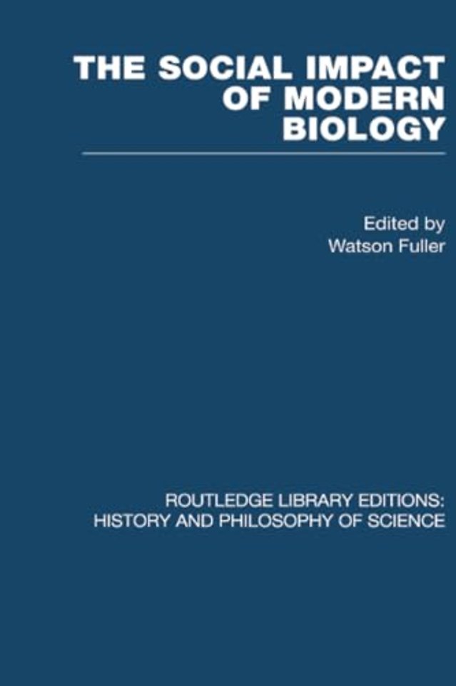 Social Impact of Modern Biology