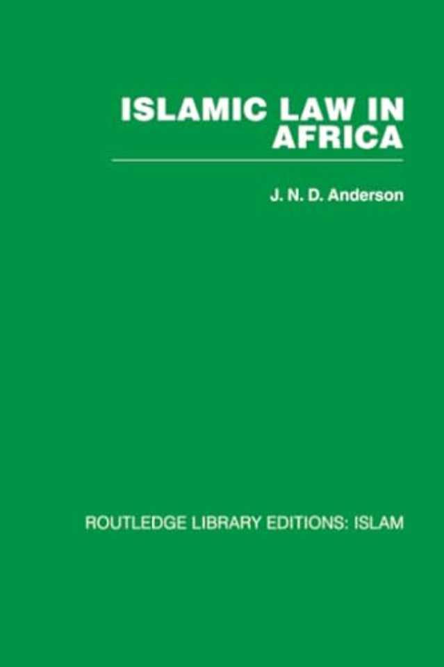 Islamic Law in Africa