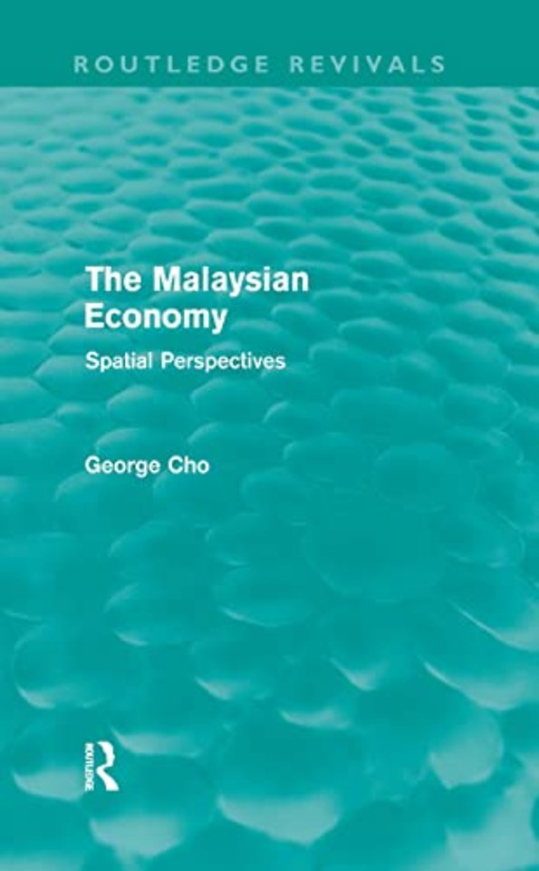 Malaysian Economy (Routledge Revivals)