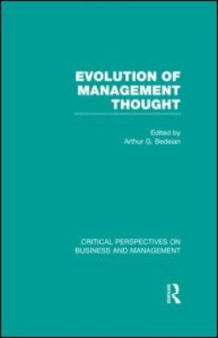 Evolution of Management Thought
