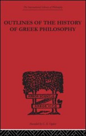 Outlines of the History of Greek Philosophy