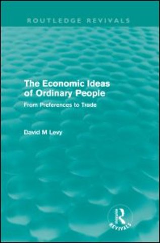 Economic Ideas of Ordinary People
