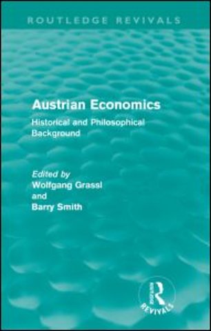 Austrian Economics (Routledge Revivals)