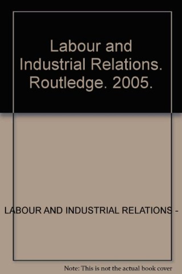 Labour and Industrial Relations