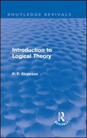 Introduction to Logical Theory