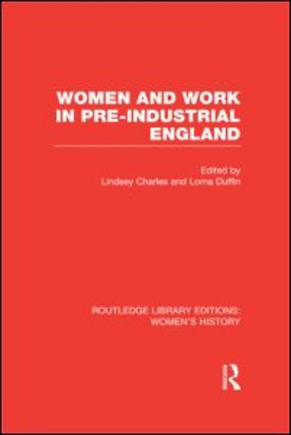 Women and Work in Pre-industrial England