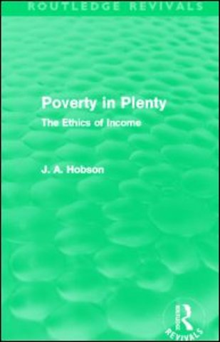 Poverty in Plenty (Routledge Revivals)