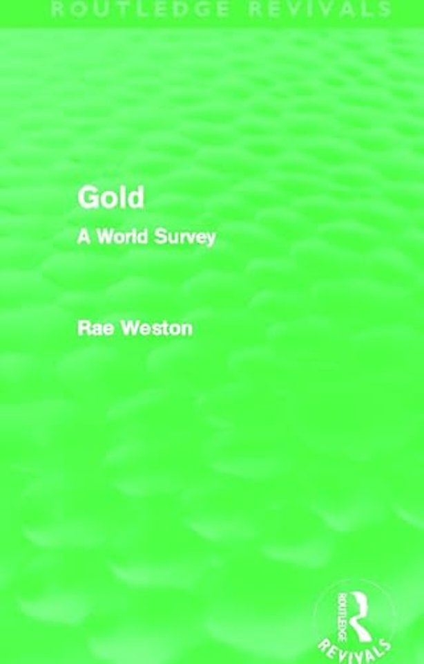Gold (Routledge Revivals)