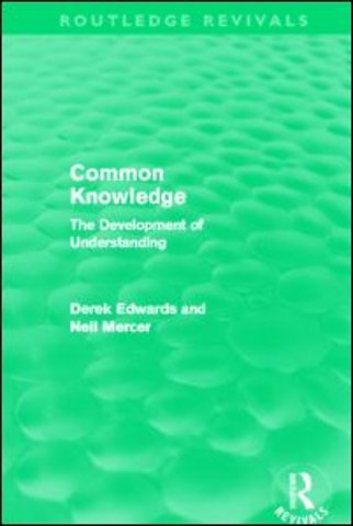 Common Knowledge (Routledge Revivals)