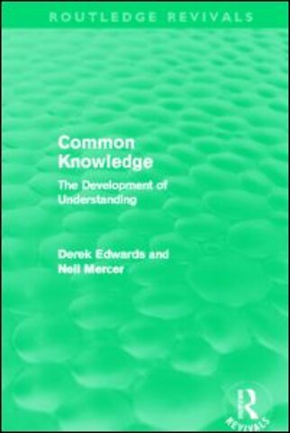 Common Knowledge (Routledge Revivals)