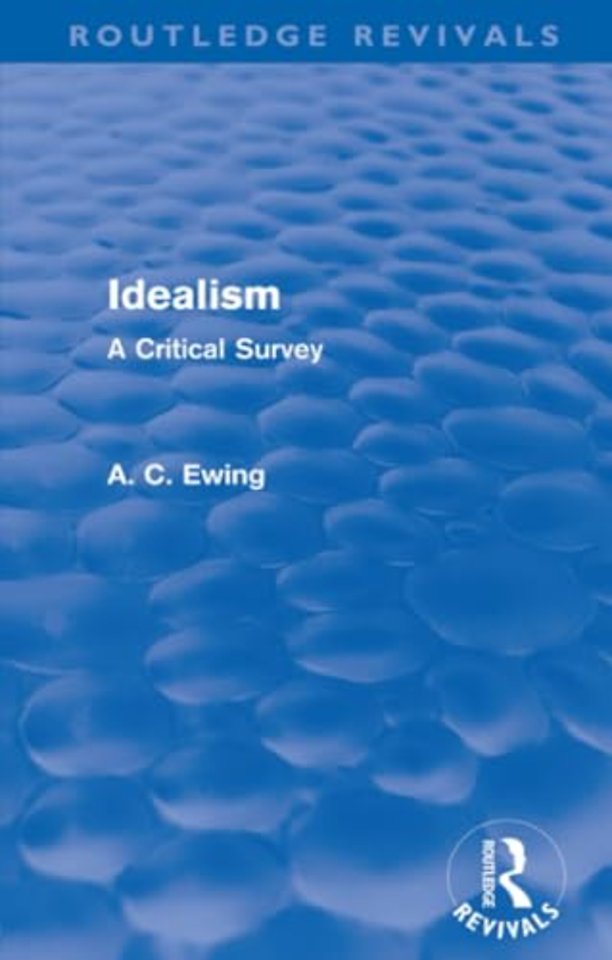 Idealism (Routledge Revivals)