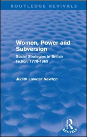 Women, Power and Subversion (Routledge Revivals)