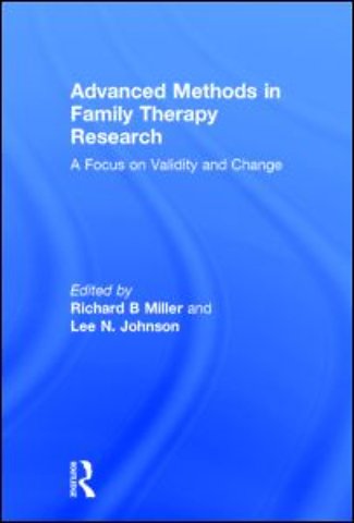 Advanced Methods in Family Therapy Research