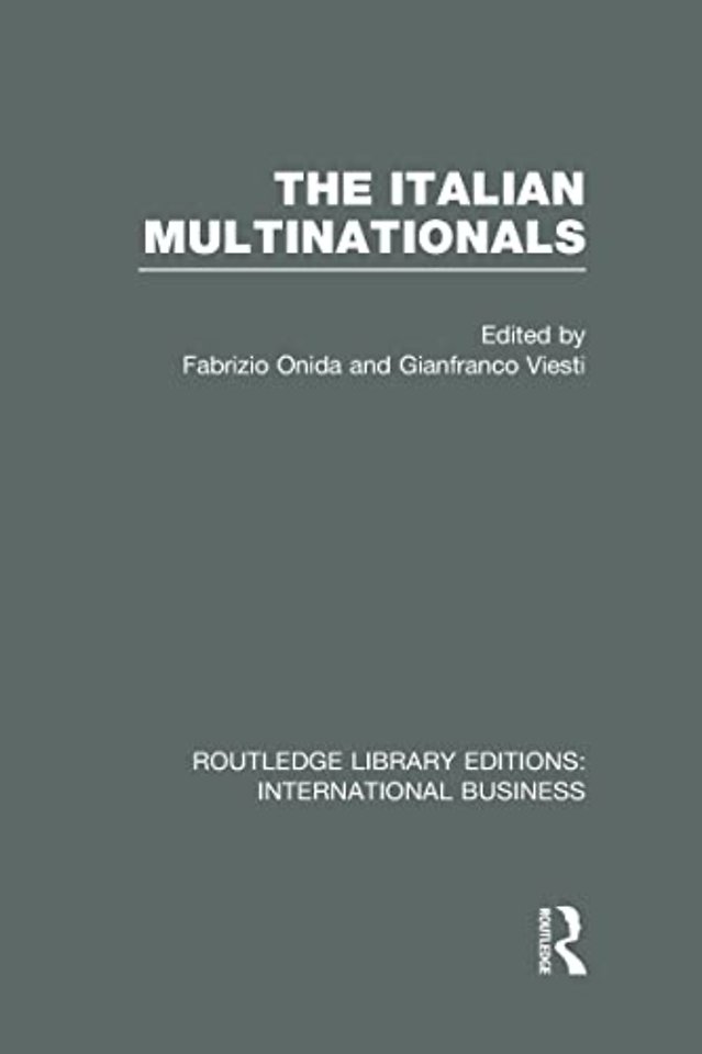 Italian Multinationals (RLE International Business)