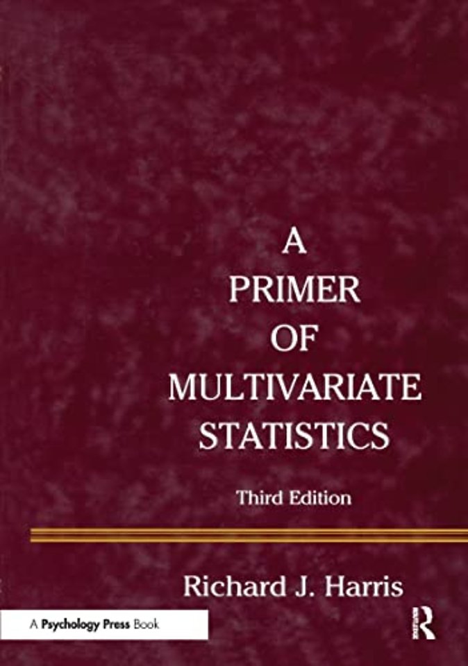 Primer of Multivariate Statistics
