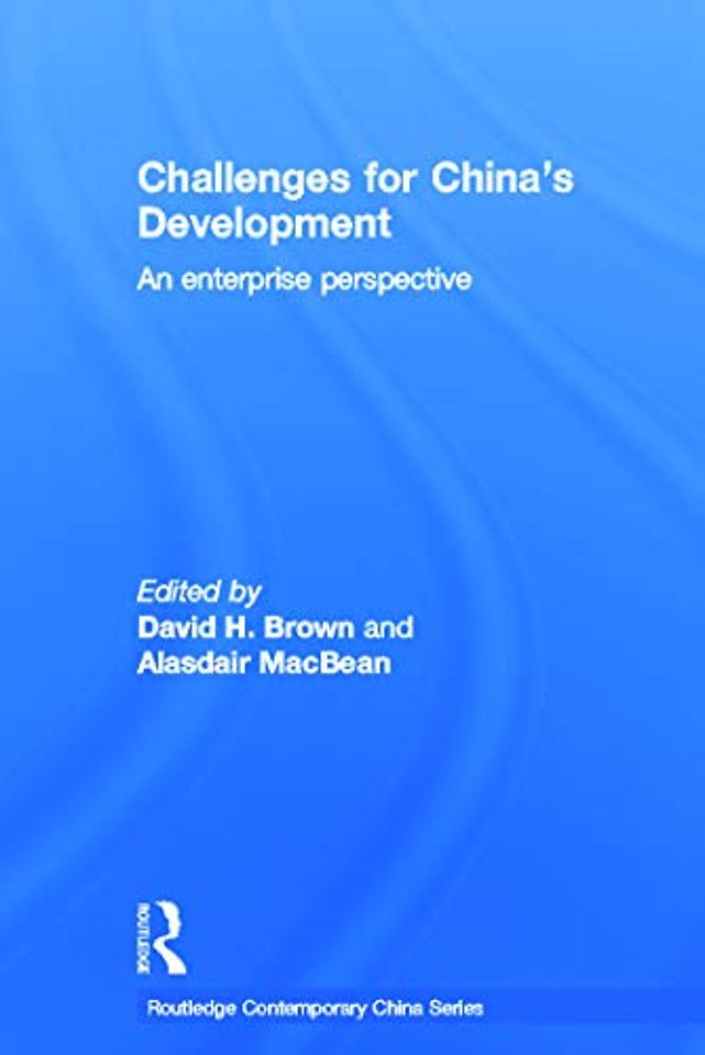 Challenges for China's Development